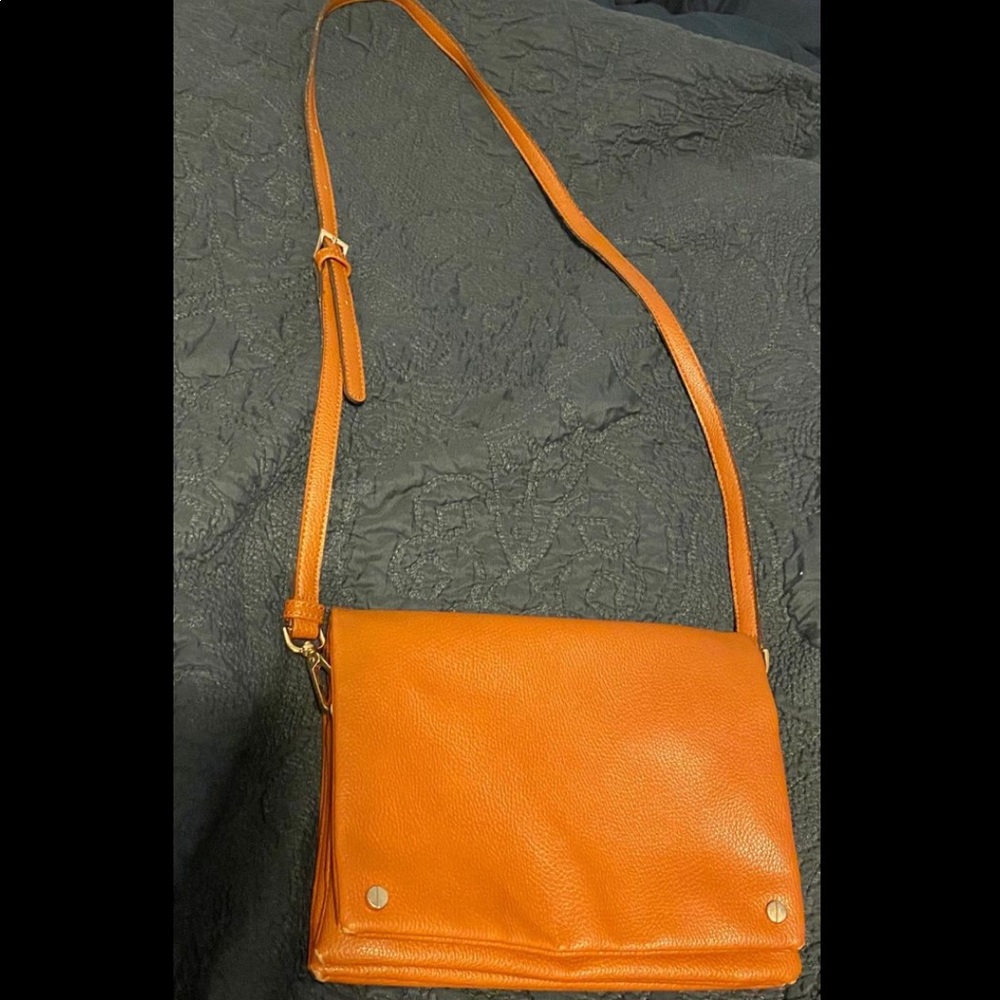 Street Level Brown Faux Leather Crossbody
